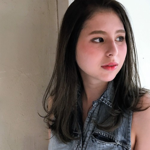 外国人風＊ワンカールロングｘ質感アッシュ