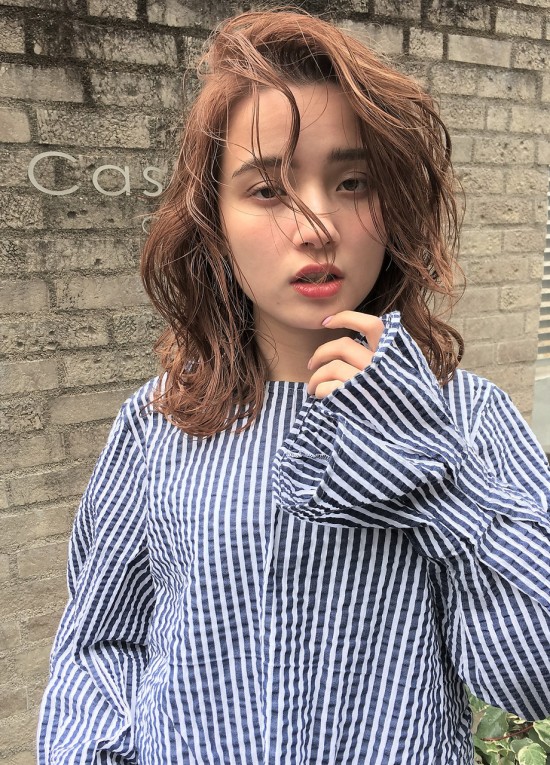 【RIMA】 外国人風☆クセ毛風なラフカール×こなれセミディ