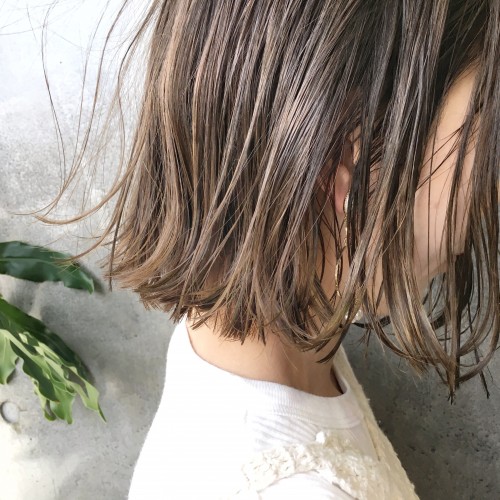 外国人風ハイライト☆ボブ