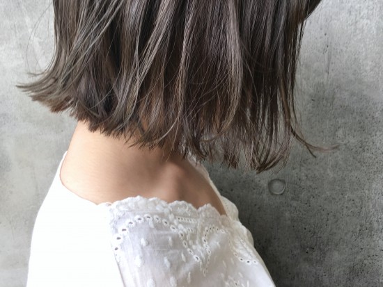 外国人風透明感☆グレージュカラー