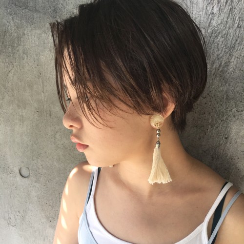 <スタイリング簡単＞乾かすだけでキマる外国人風抜け感ショート