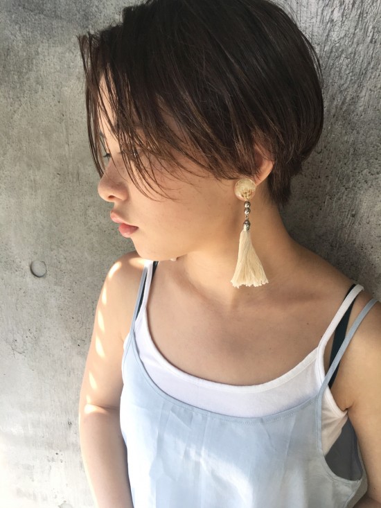 <スタイリング簡単＞乾かすだけでキマる外国人風抜け感ショート