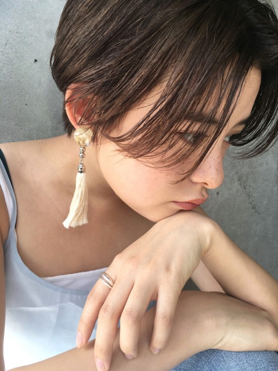 <スタイリング簡単＞乾かすだけでキマる外国人風抜け感ショート