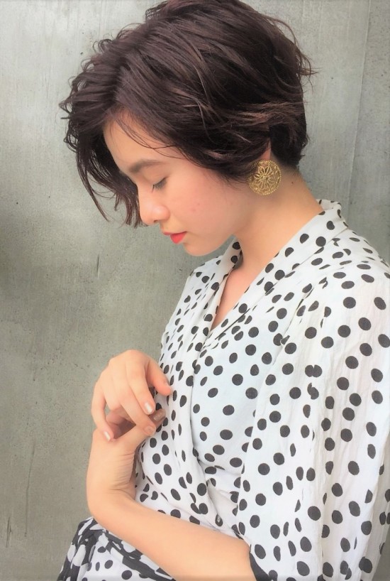 愛されショート×シアモーヴブラウン