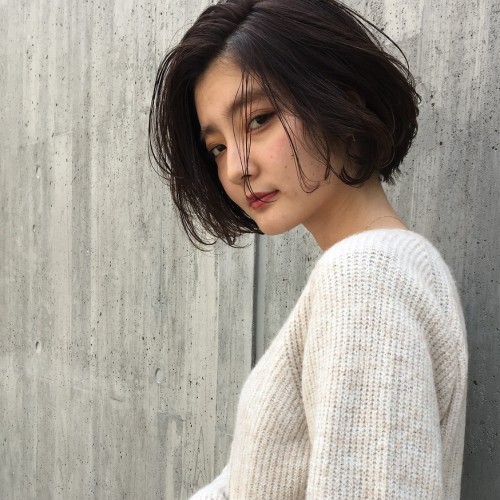 外国人風☆Ash系ニュアンスボブ