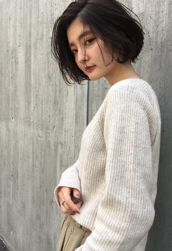 外国人風☆Ash系ニュアンスボブ