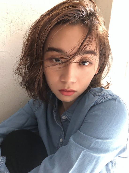 外国人風☆クセ毛風なラフカール×こなれセミディ