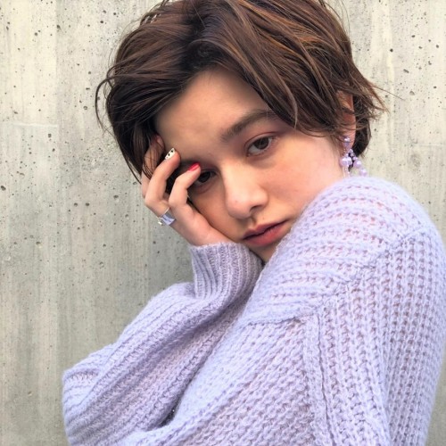 ハンサムショート×シアーハイライト