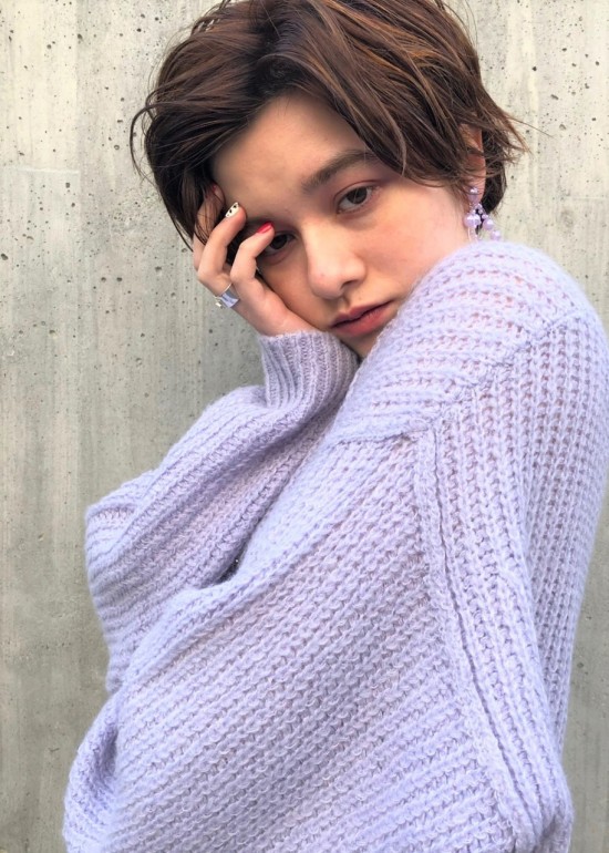 ハンサムショート×シアーハイライト