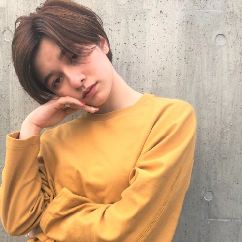 ハンサムショート×シアーハイライト