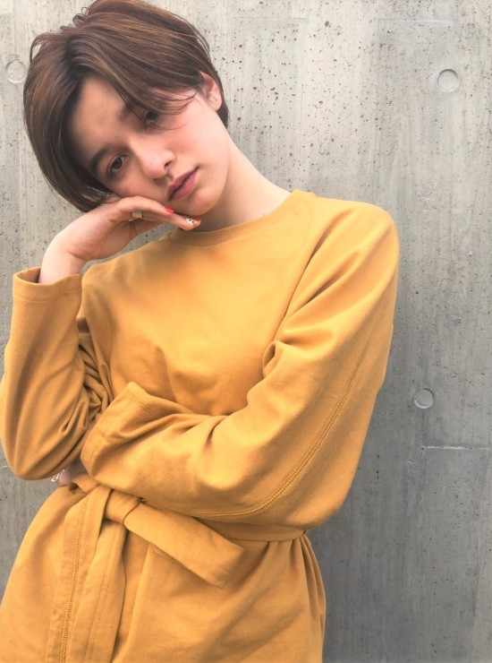 ハンサムショート×シアーハイライト