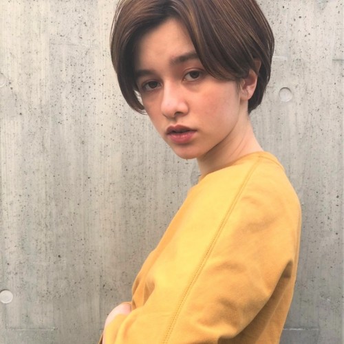 ハンサムショート×シアーハイライト