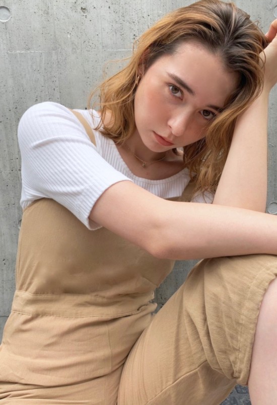 くせ毛風無造作ミディ×ヴェールウェーブ