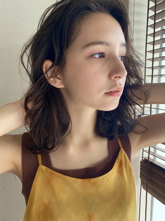 くせ毛風ルーズウェーブ